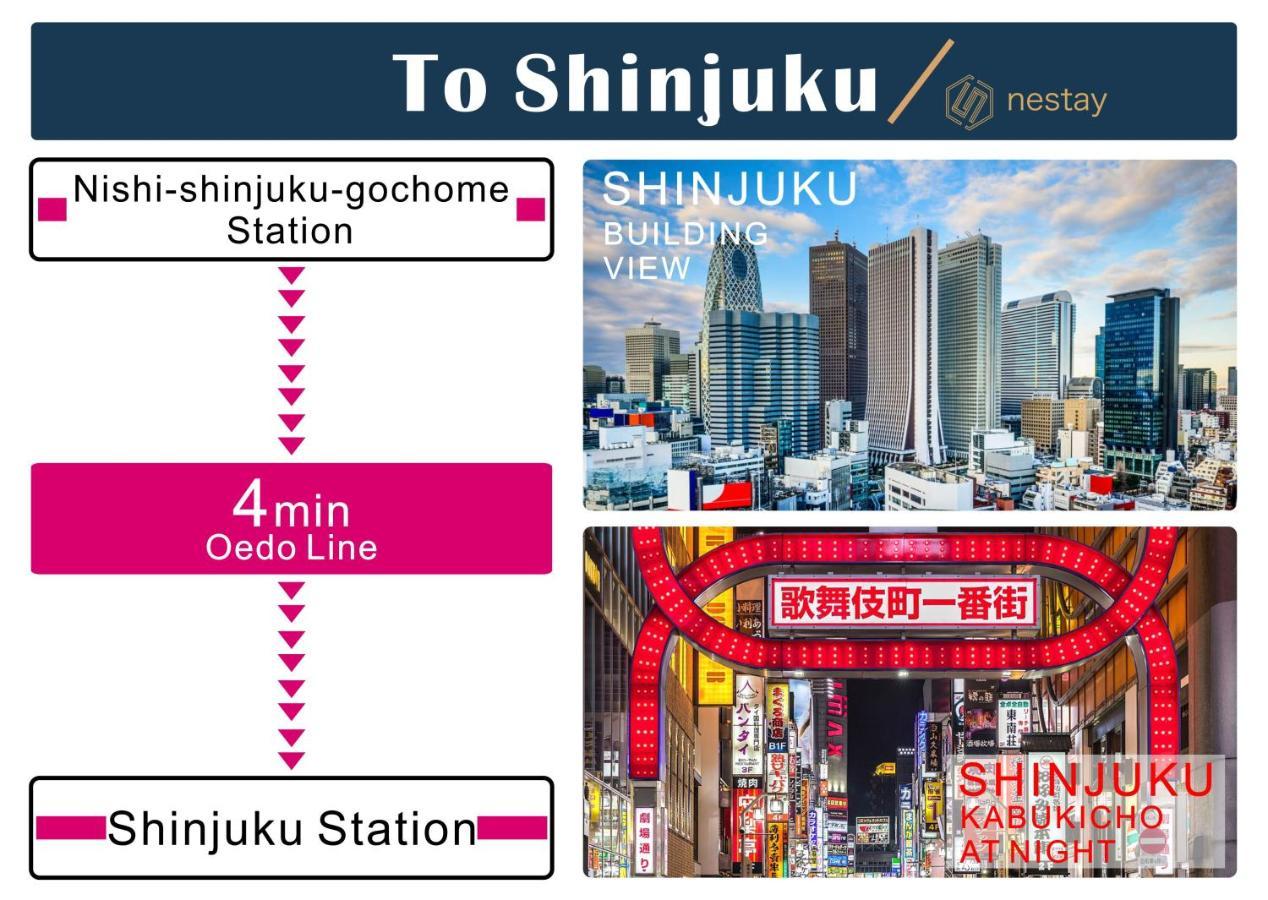 Nestay Villa Tokyo Shinjuku Zewnętrze zdjęcie