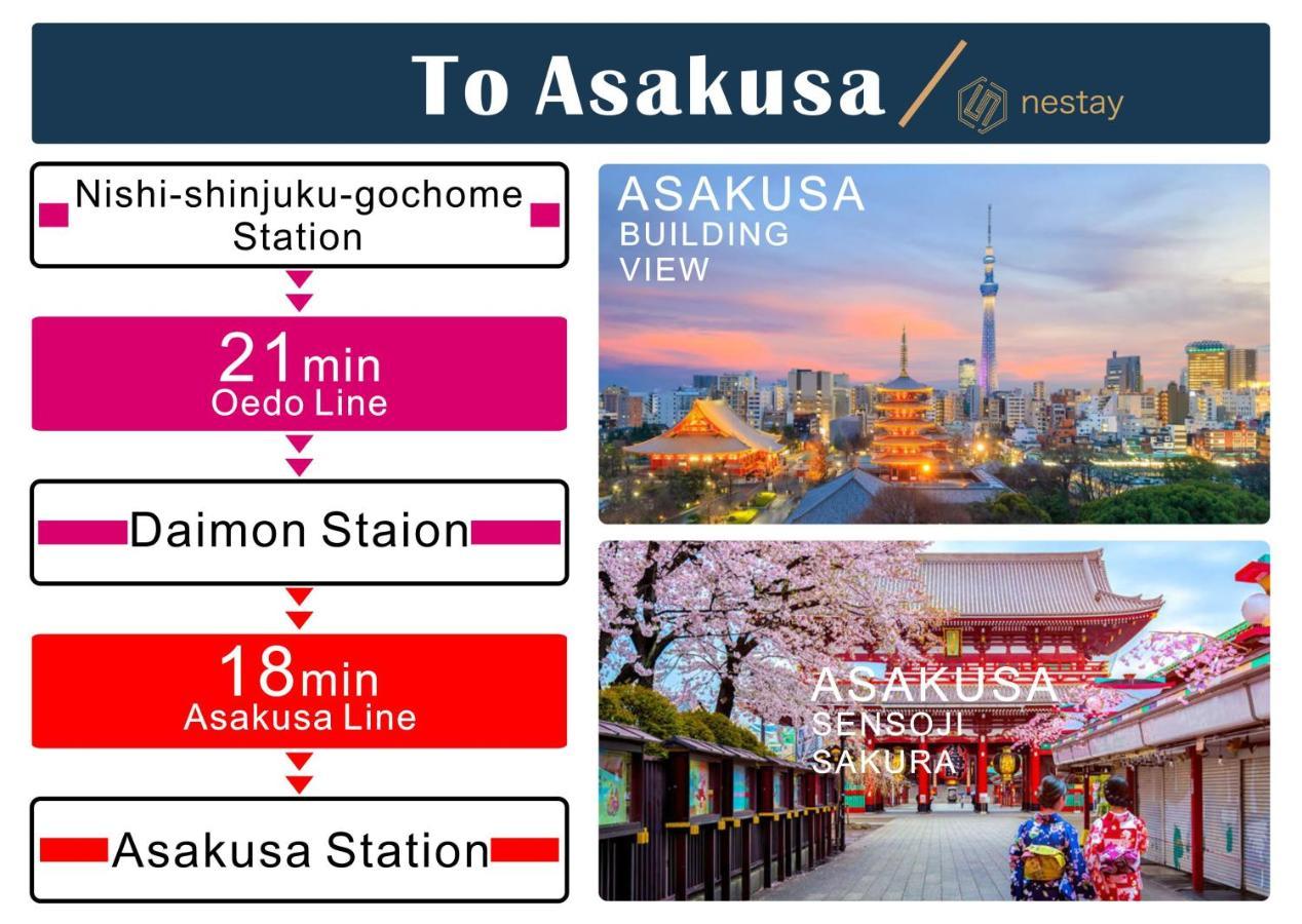 Nestay Villa Tokyo Shinjuku Zewnętrze zdjęcie